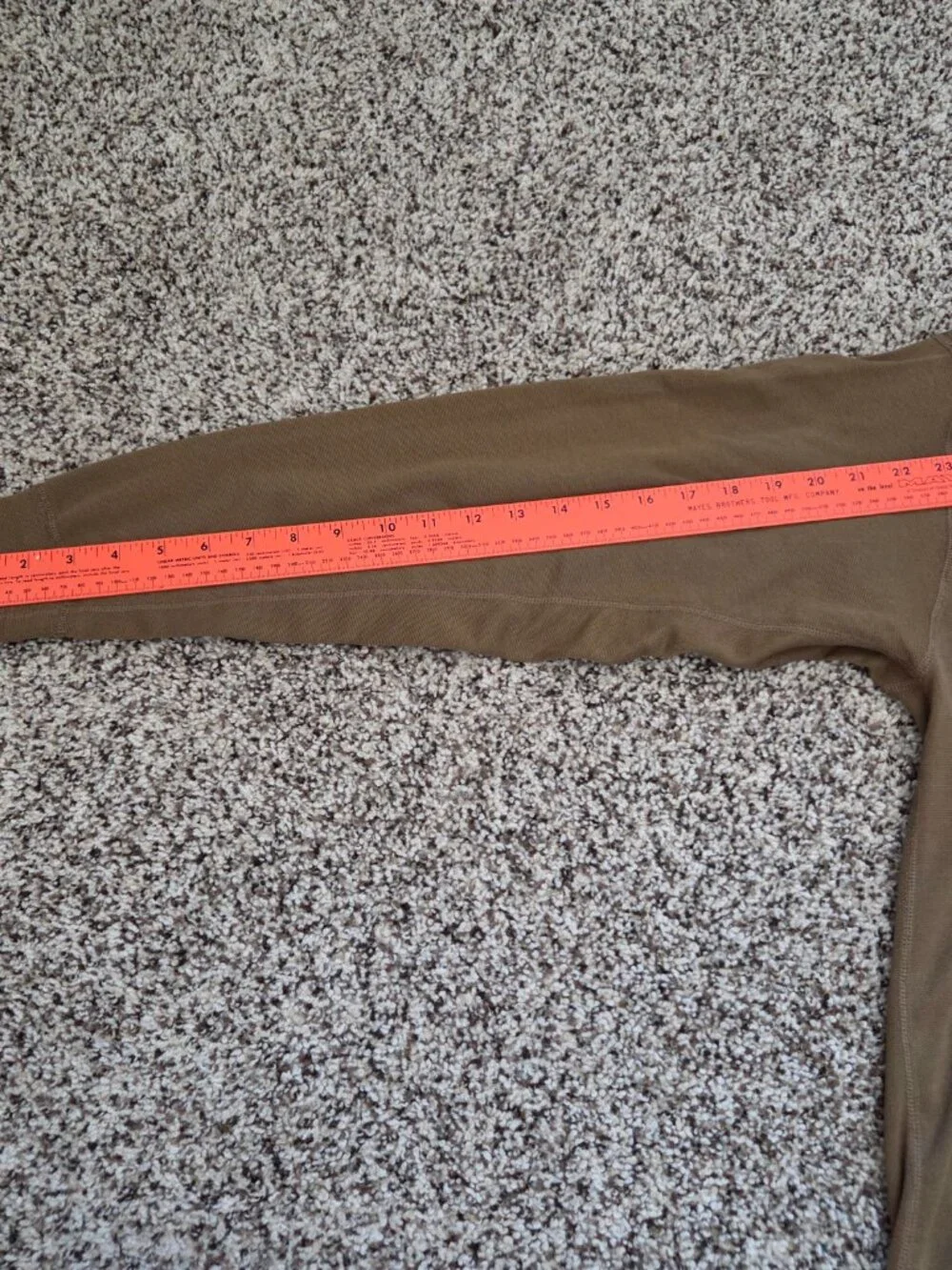 Cabelas Shirt Mens XL Brown Polartec Underwear Thermal Base Layer Long Sleeve